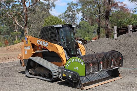 flip screen on skid steer|screen bucket for skid steer.